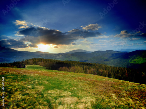 Fototapeta Naklejka Na Ścianę i Meble -  Sunset