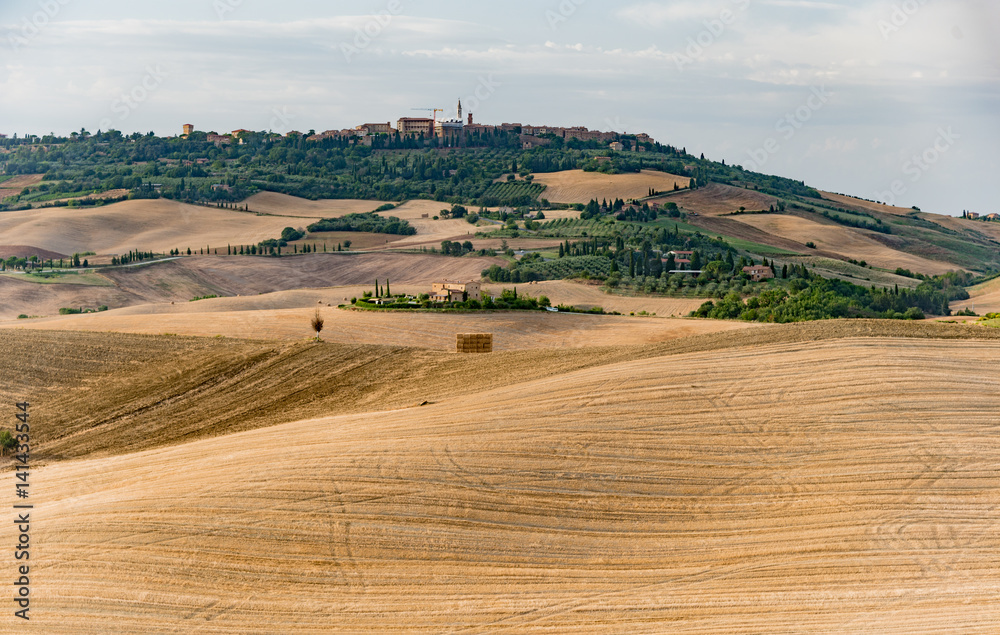 Obraz premium panorama of the Tuscan land in Italy