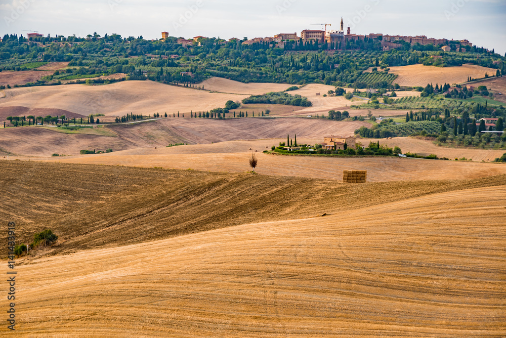 panorama of the Tuscan land in Italy