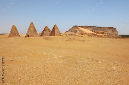 Nubian Pyramids of Jebel Barkal in Sudan  