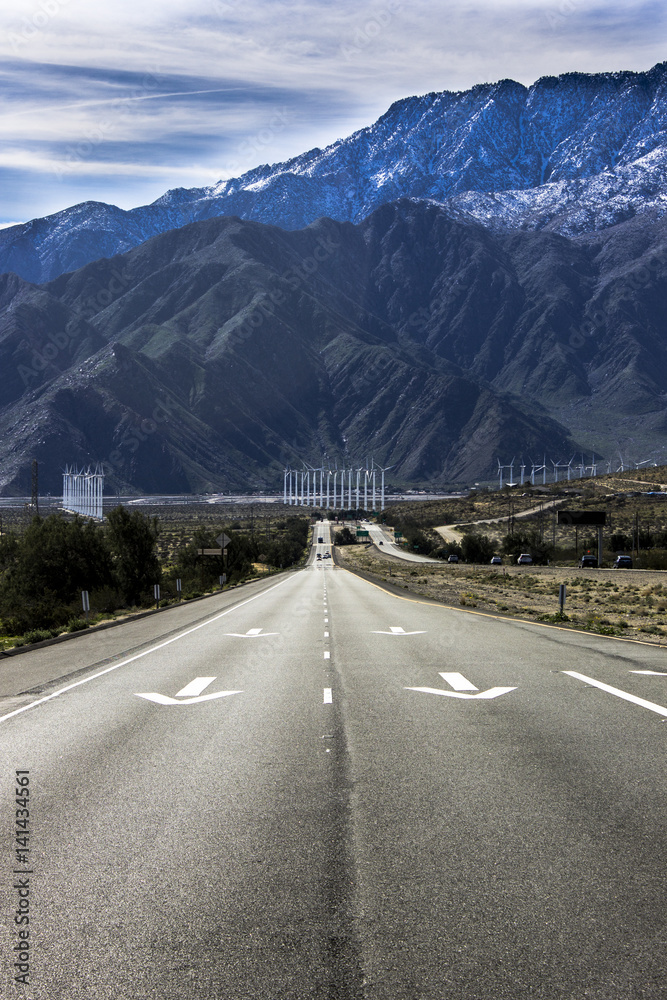 Naklejka premium Mt. San Jacinto Wind Farm