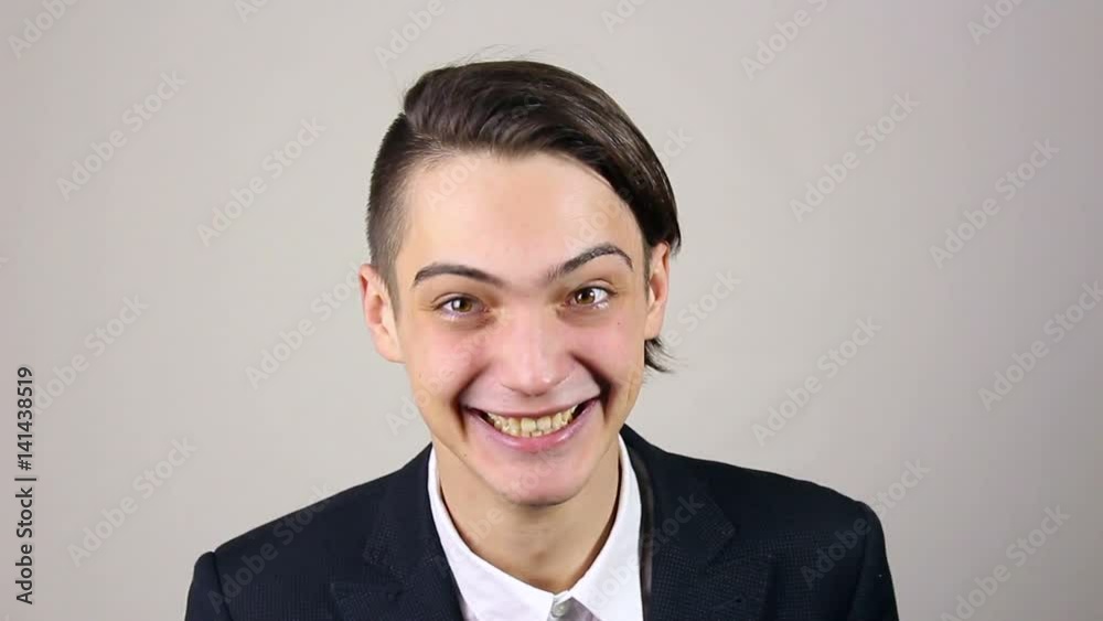 The winner, a young businessman Excitement The winner, a young businessman Excitement