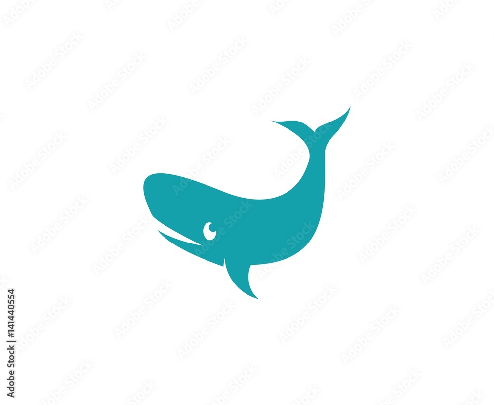 Obraz premium Whale logo