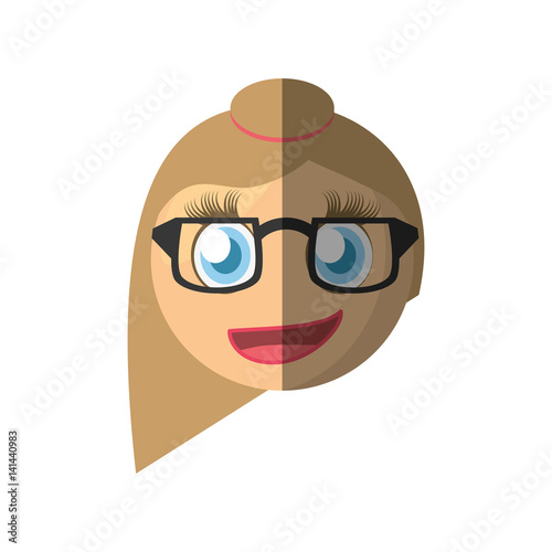 mom emoticon cartoon design vector illustration eps 10