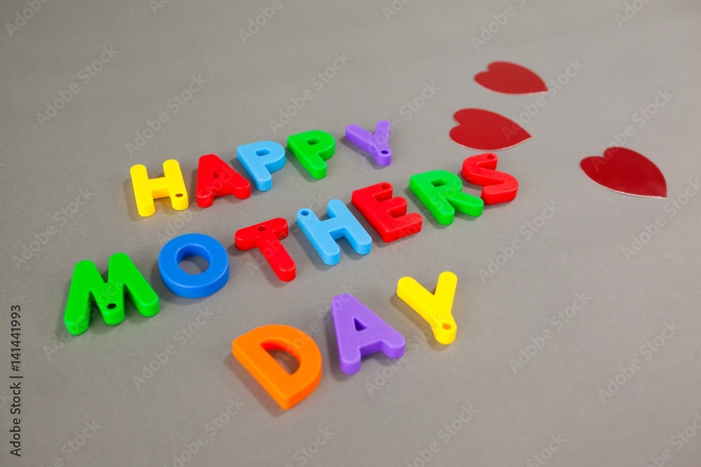 Alphabets displaying happy mothers day Alphabets displaying happy mothers day
