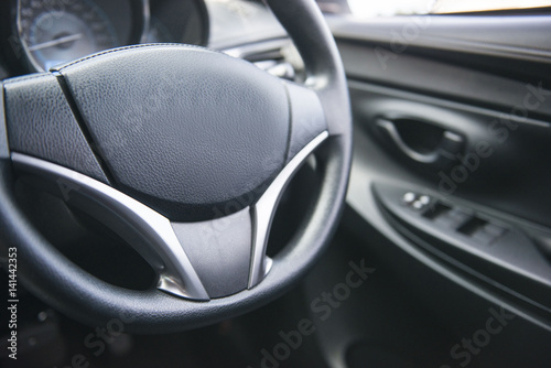 Wallpaper Mural Steering wheel in the car Torontodigital.ca