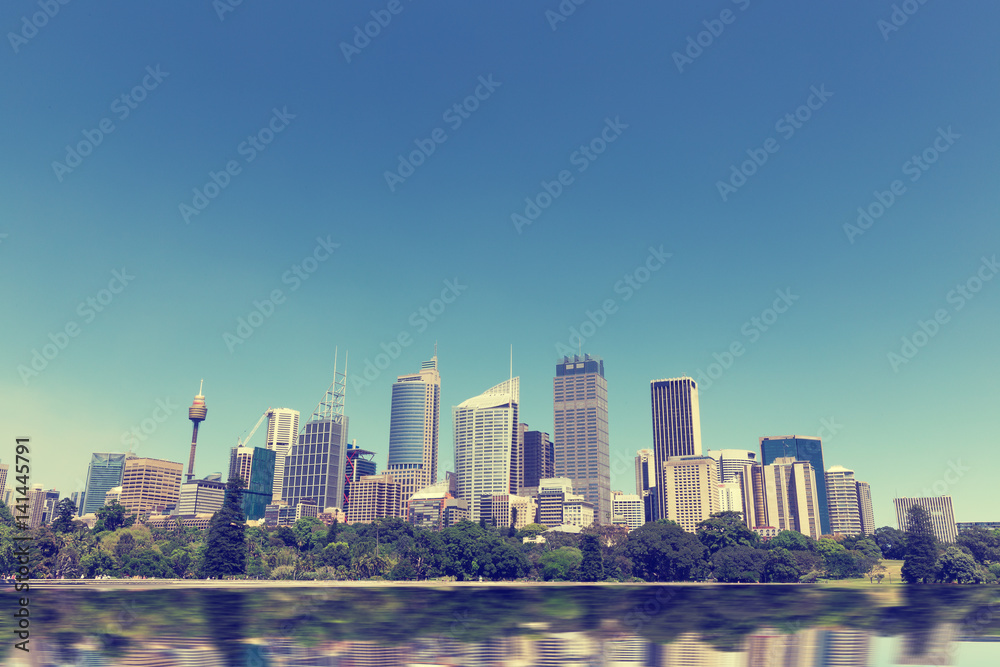 Sydney city skyline