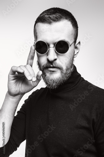 Fotografie black-and-white portrait