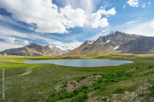 Small lake at Penzi la pass, Zanskar valley, Jammu Kashmir, India