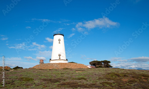 Lighthouse at Piedras Blancas point on the Central Coast of California US of A