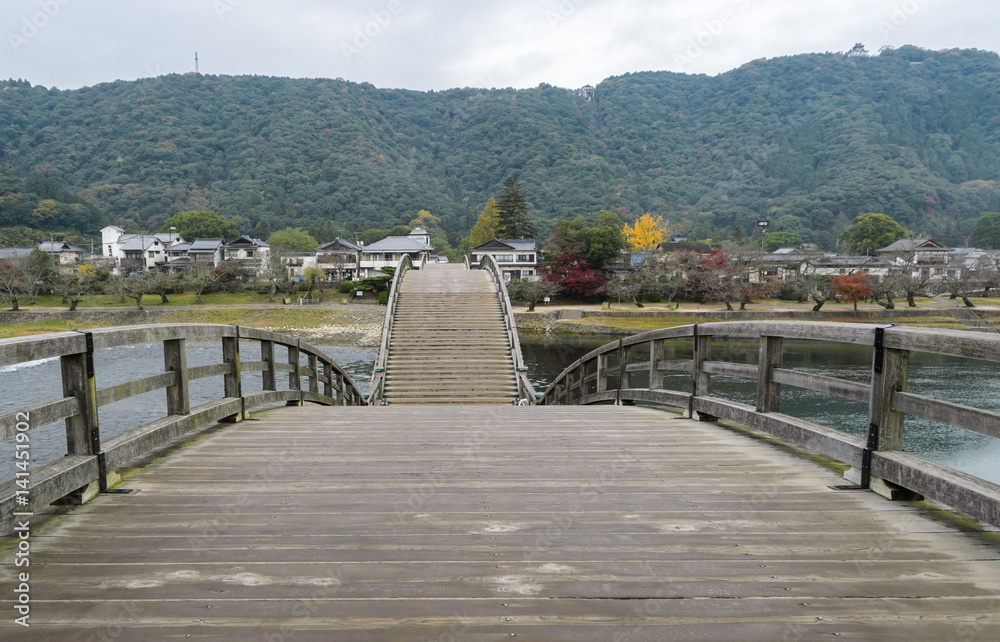 Kintai-kyo bridge in Iwakuni, Japan