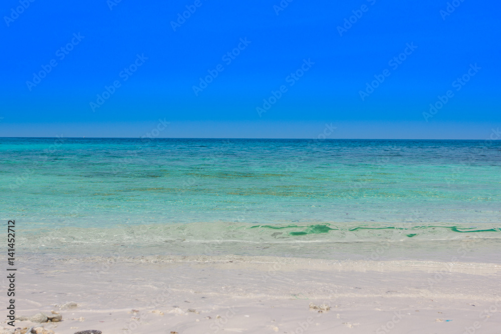 Beautiful Beach and tropical sea, Holiday background