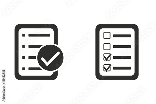 Checklist - vector icon.