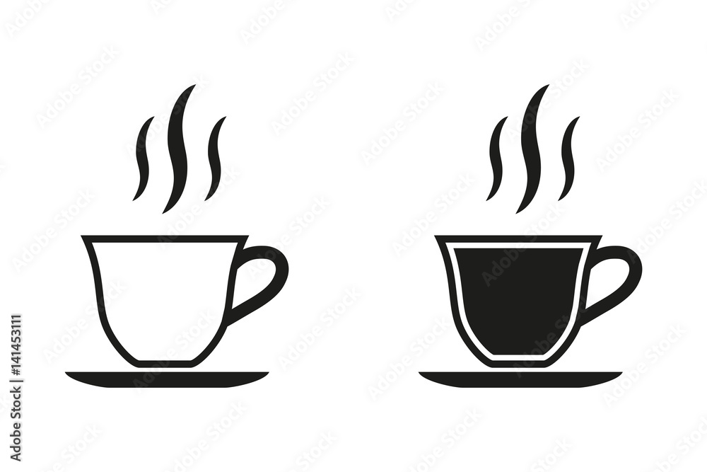 Obraz premium Coffee cup - vector icon.