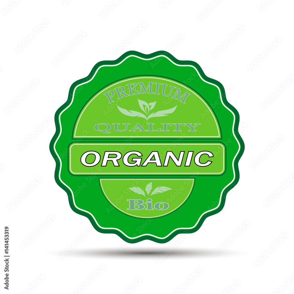 The vector emblem.Bio,organic. The vector emblem.Bio,organic.