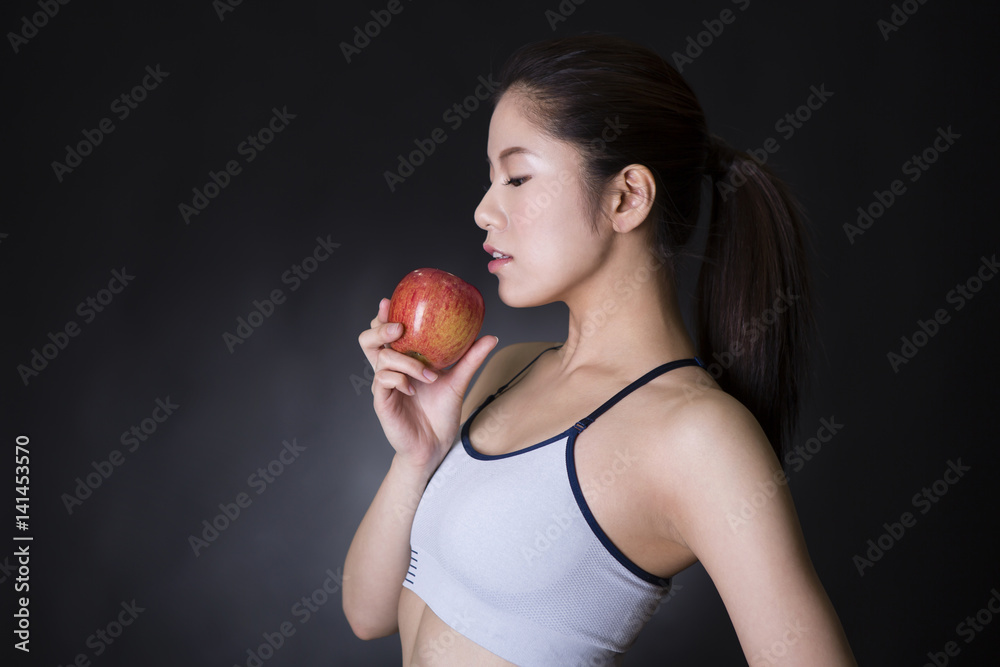 女性のポートレート
