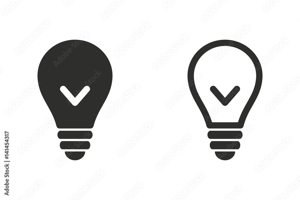 Lamp - vector icon. Lamp - vector icon.