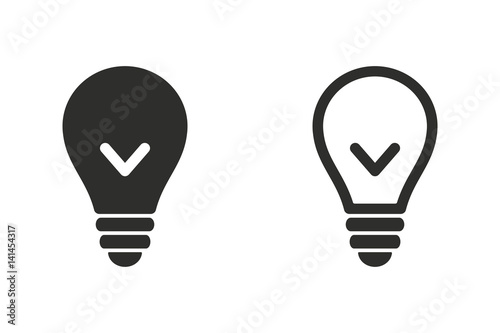 Lamp - vector icon.