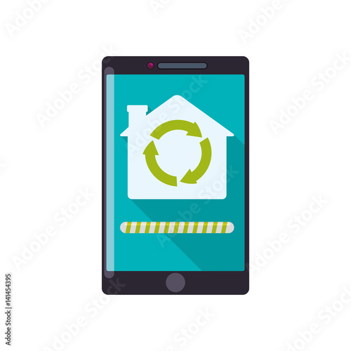smart house technology icon vector illustration graphic design