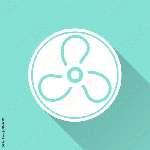 Fan - vector icon.