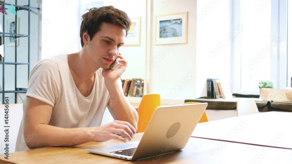 Designer Answering Call for Work Designer Answering Call for Work