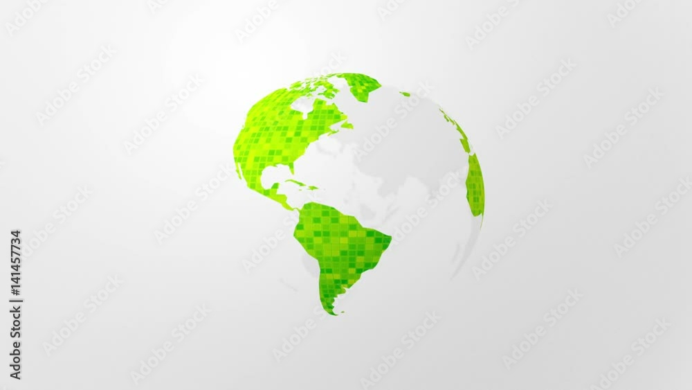 abstract green tile globe earth abstract green tile globe earth