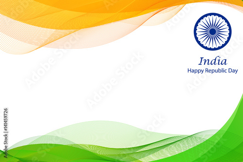 Happy Republic Day of India background photo