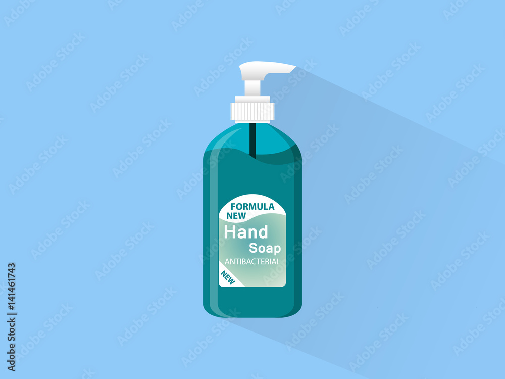 Bottle with liquid soap Icon Bottle with liquid soap Icon