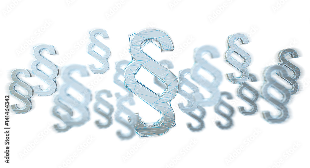 Law protection right icons 3D rendering Law protection right icons 3D rendering