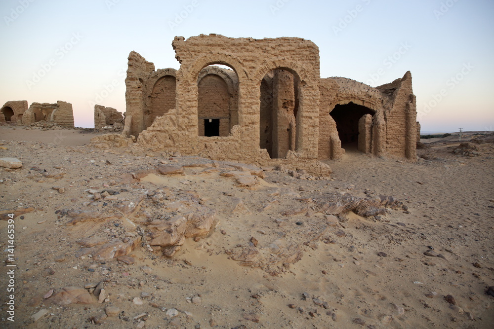 Tombs of the Al-Bagawat (El-Bagawat), an early Christian necropolis, one of the oldest in the world, Kharga Oasis, Egypt