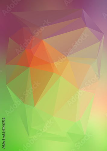 Modern abstract background triangles 3d effect glowing light81