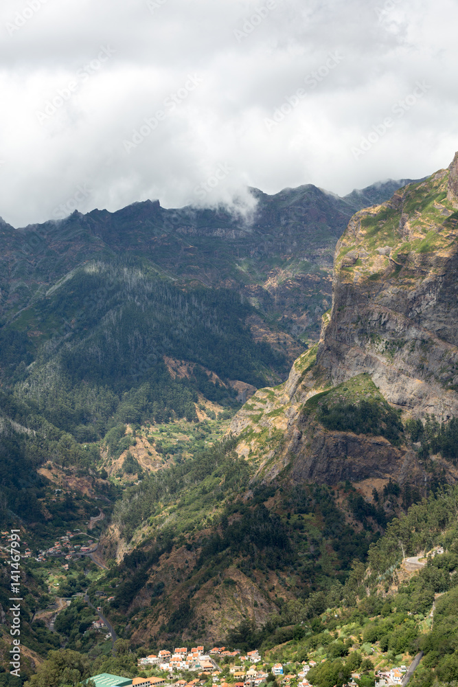 Valley of the Nuns, Curral das Freiras on Madeira Island, Portugal