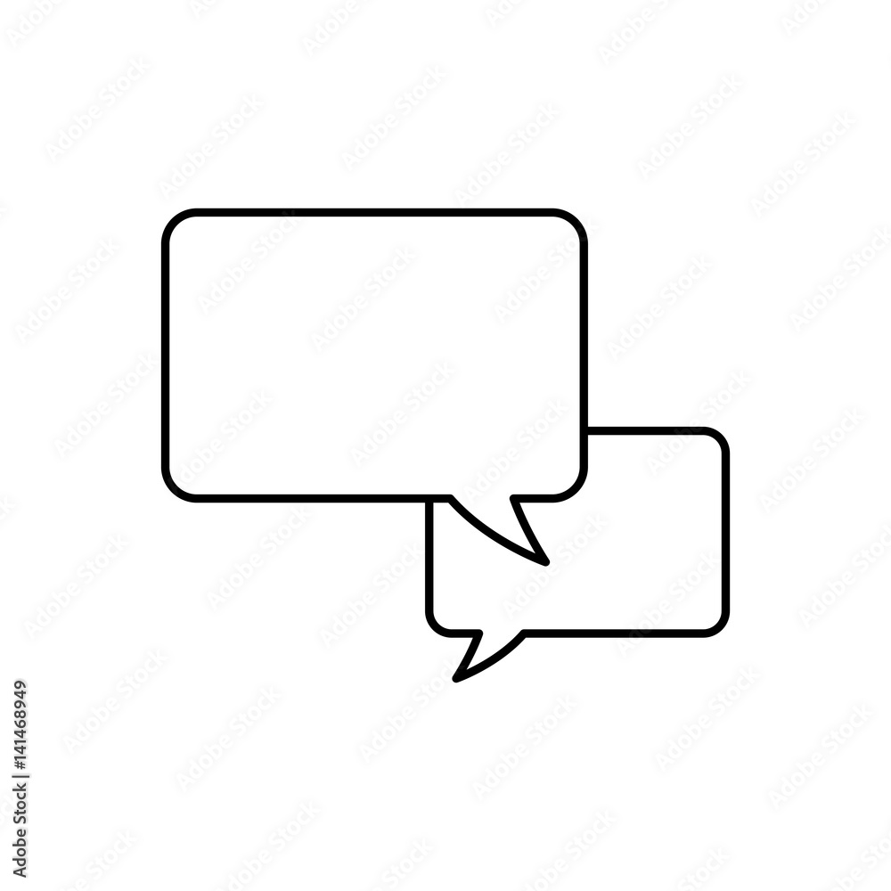 Chat bubble speakbox icon vector illustration graphic design Chat bubble speakbox icon vector illustration graphic design