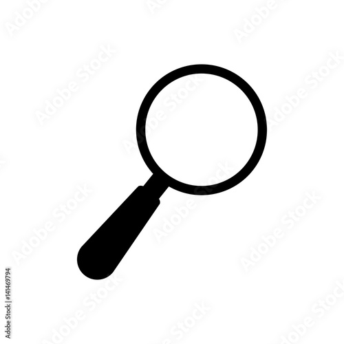 Lupe magnifying glass icon vector illustration graphic design