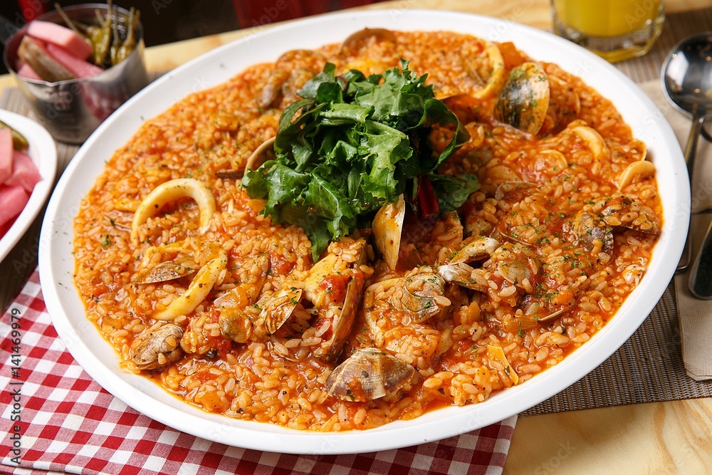 seafood tomato risotto seafood tomato risotto