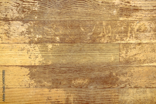 Old oak parquet floor