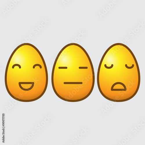 Easter egg emoticons