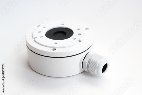 Holder for camera or CCTV isolated on white background