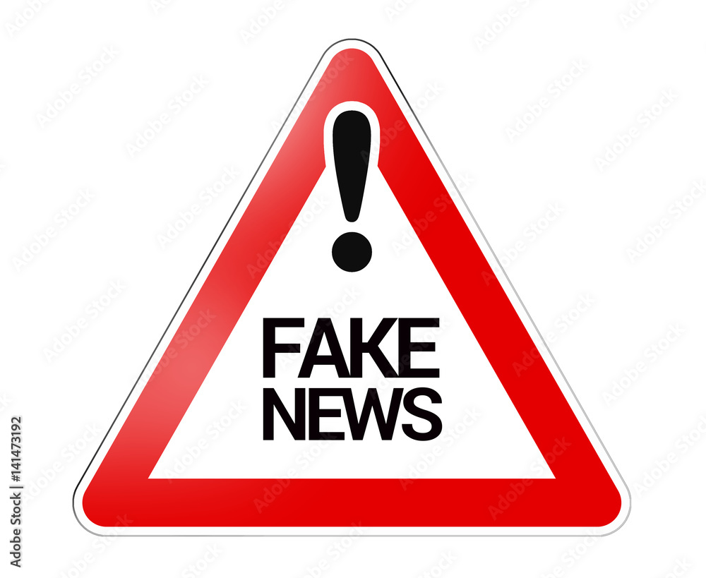 fake news danger Sign Stock Illustration | Adobe Stock