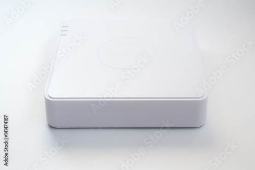 Generic Internet networking device router isolated over the white background
