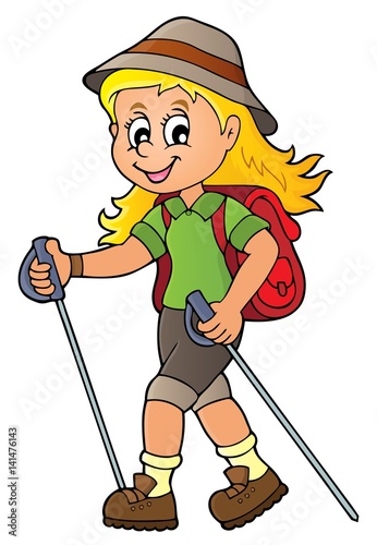Woman hiker theme image 1