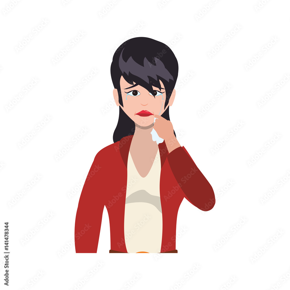 Sad cartoon face icon vector illustration graphic design Sad cartoon face icon vector illustration graphic design