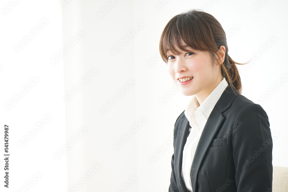 Young business woman with smile Young business woman with smile
