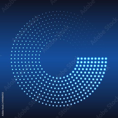 Abstract neon lights background
