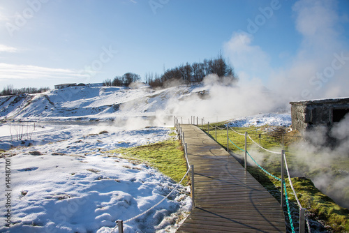 Seecret lagoon hot water, Iceland - March 2017