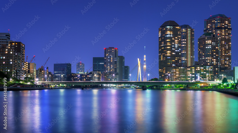 隅田川の夜景