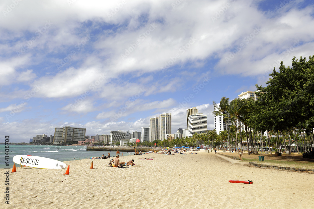 Waikiki Beach Hawaii vacation destination