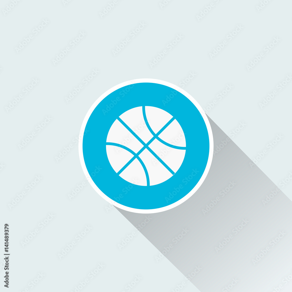 flat basketball icon flat basketball icon