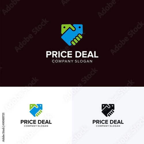 Price deal logo vector