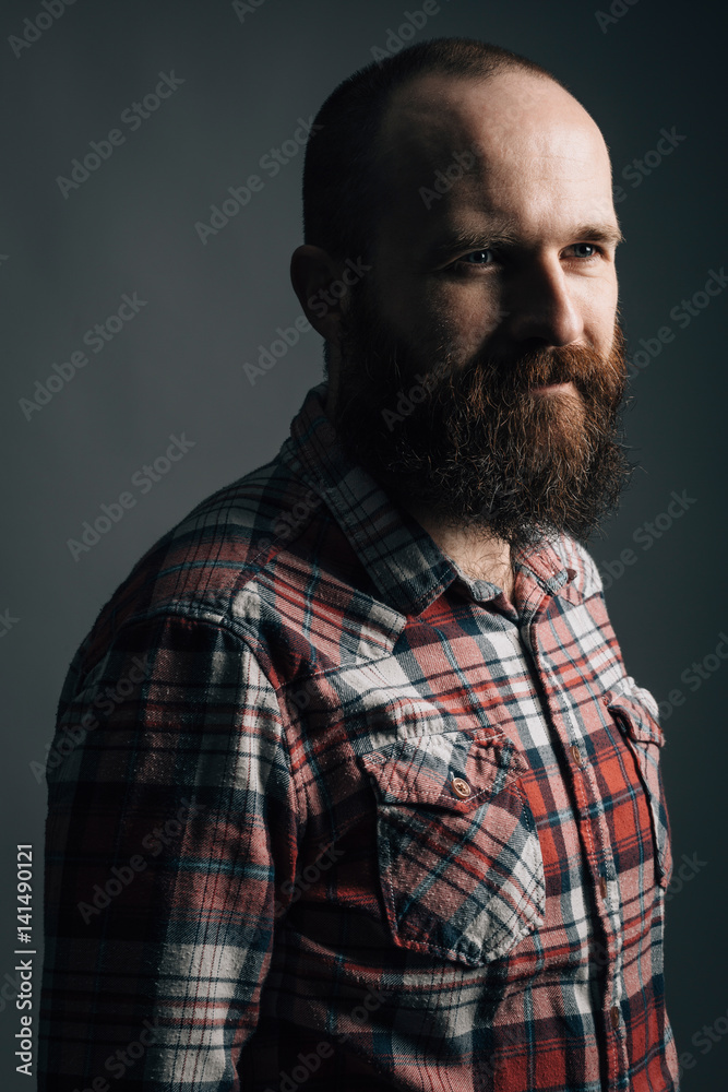 Bearded hipster